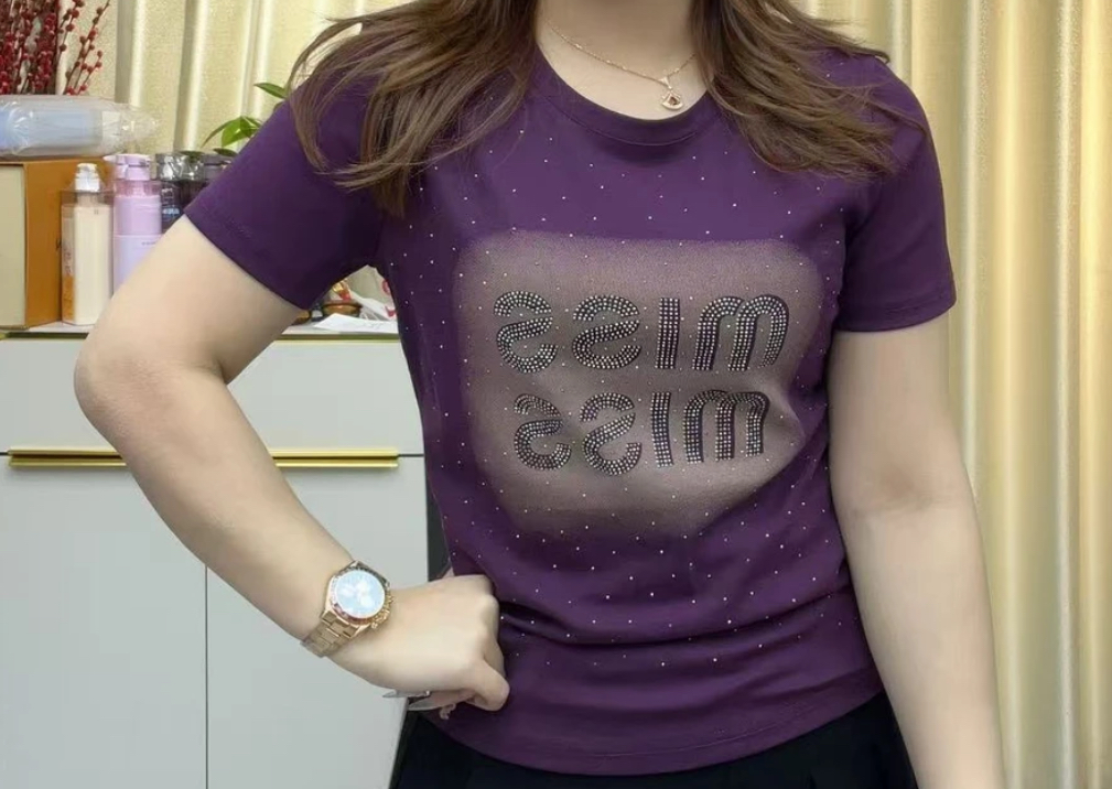 853圆领宽松型T恤时尚百搭款