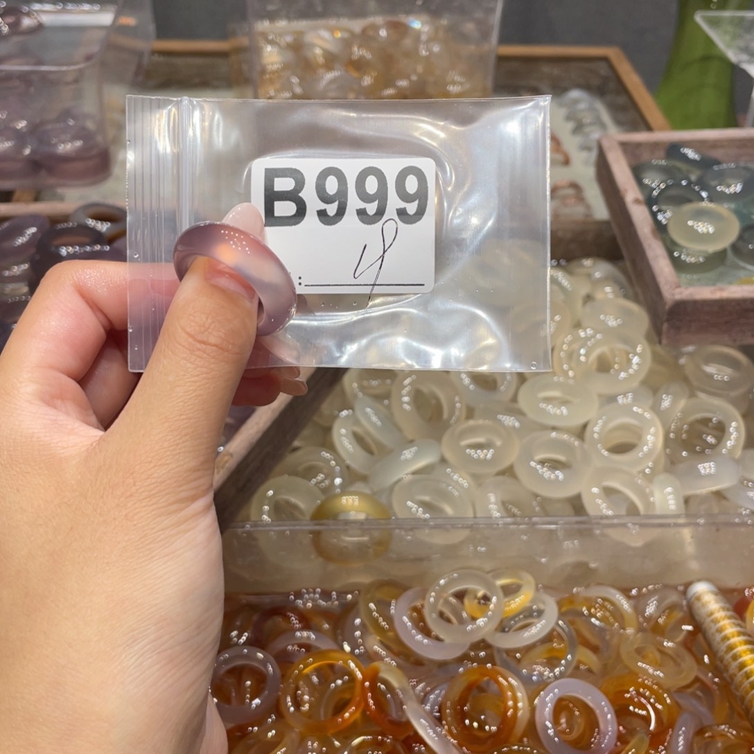 玛瑙/玉髓未镶嵌戒指999