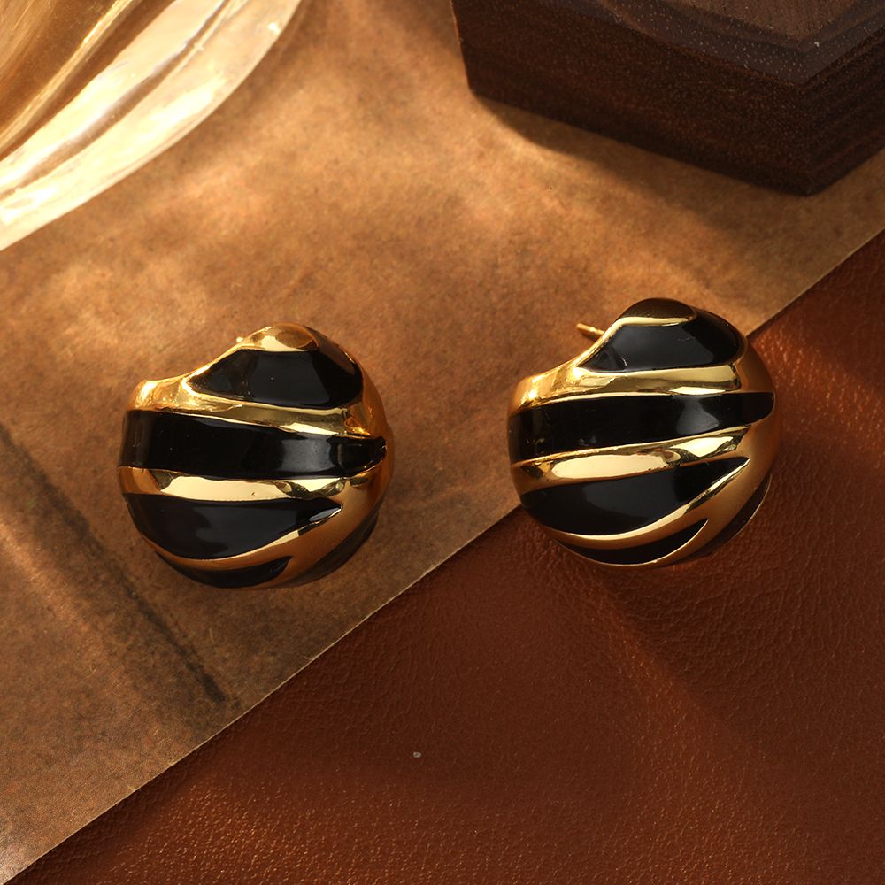 铜合金耳饰 【容儿专属】法式气质时尚百搭耳环