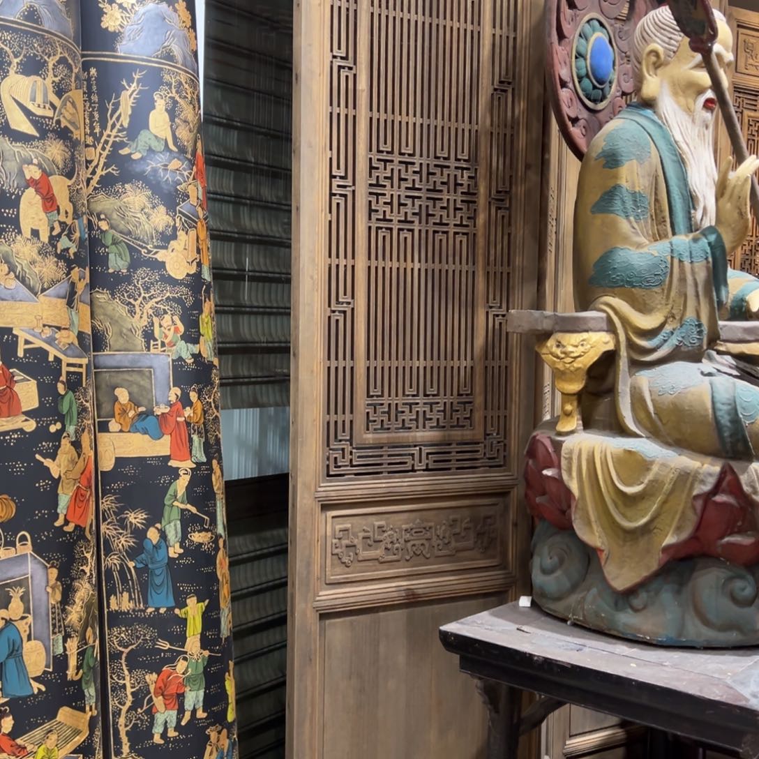木牌匾：屏风，四条屏