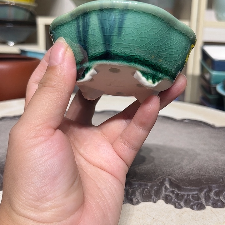 紫砂花盆瑕疵3-8.5-8