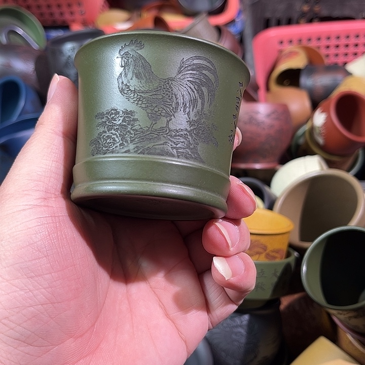 茶杯紫砂全手工紫砂主人杯