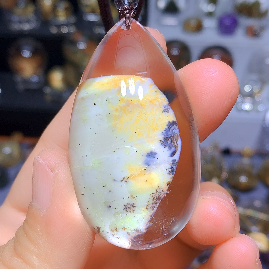水晶吊坠未镶嵌天然水晶