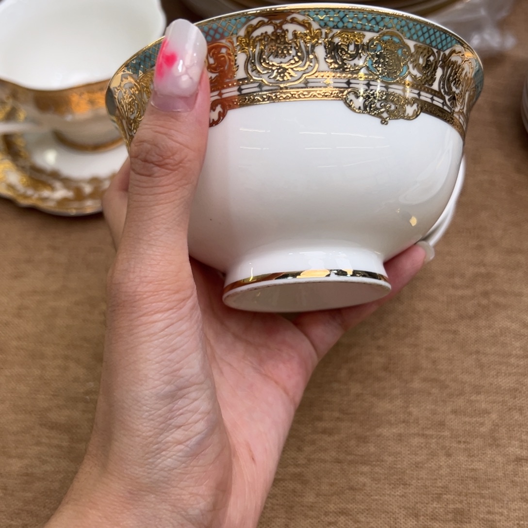 瓷片4.75寸米饭碗六个一单