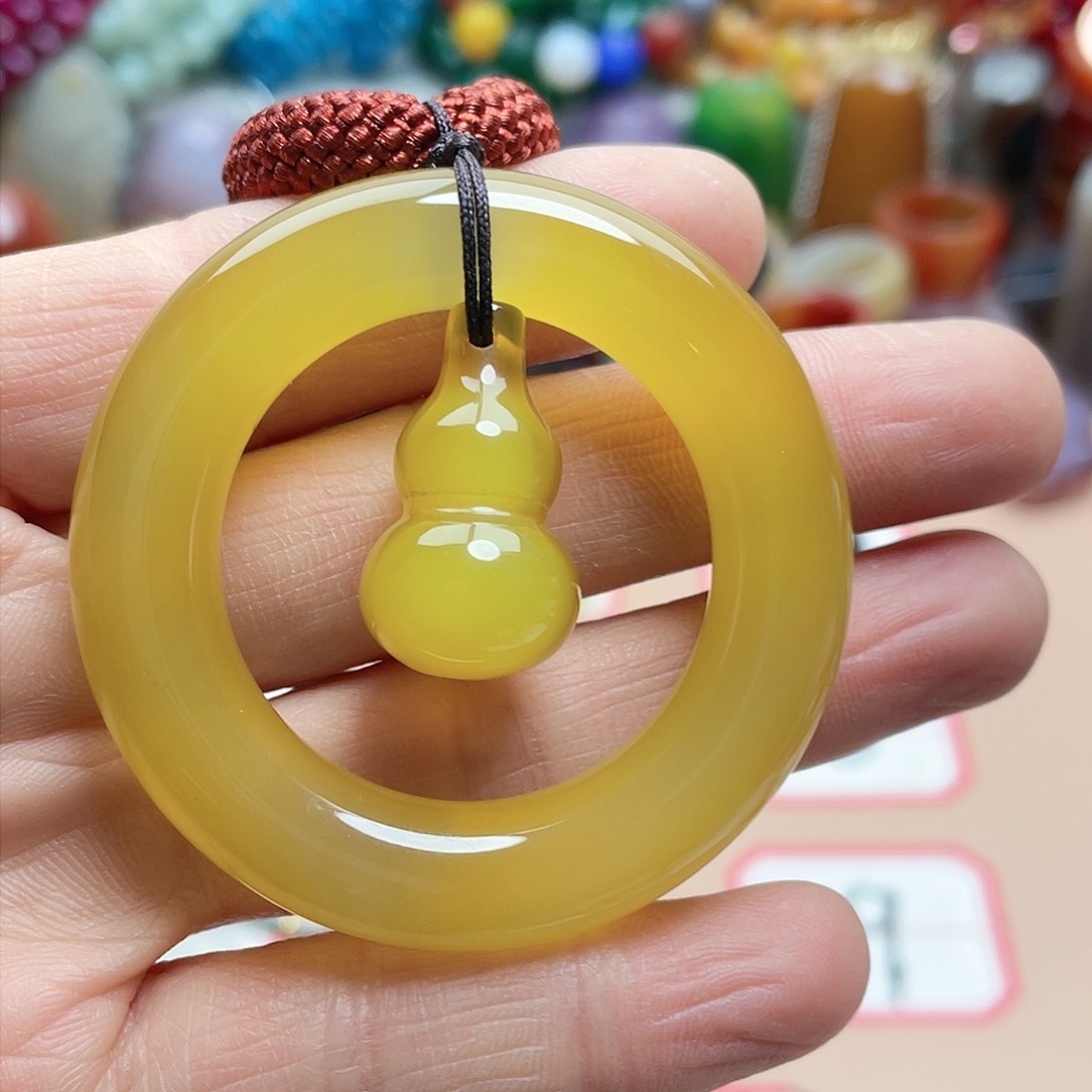 玛瑙/玉髓颈饰合金魅*