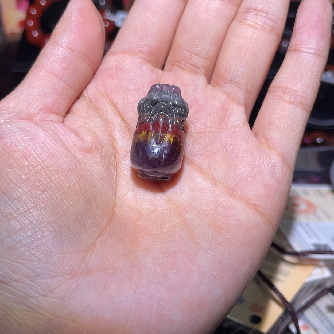 水晶极光貔貅未镶嵌貔貅