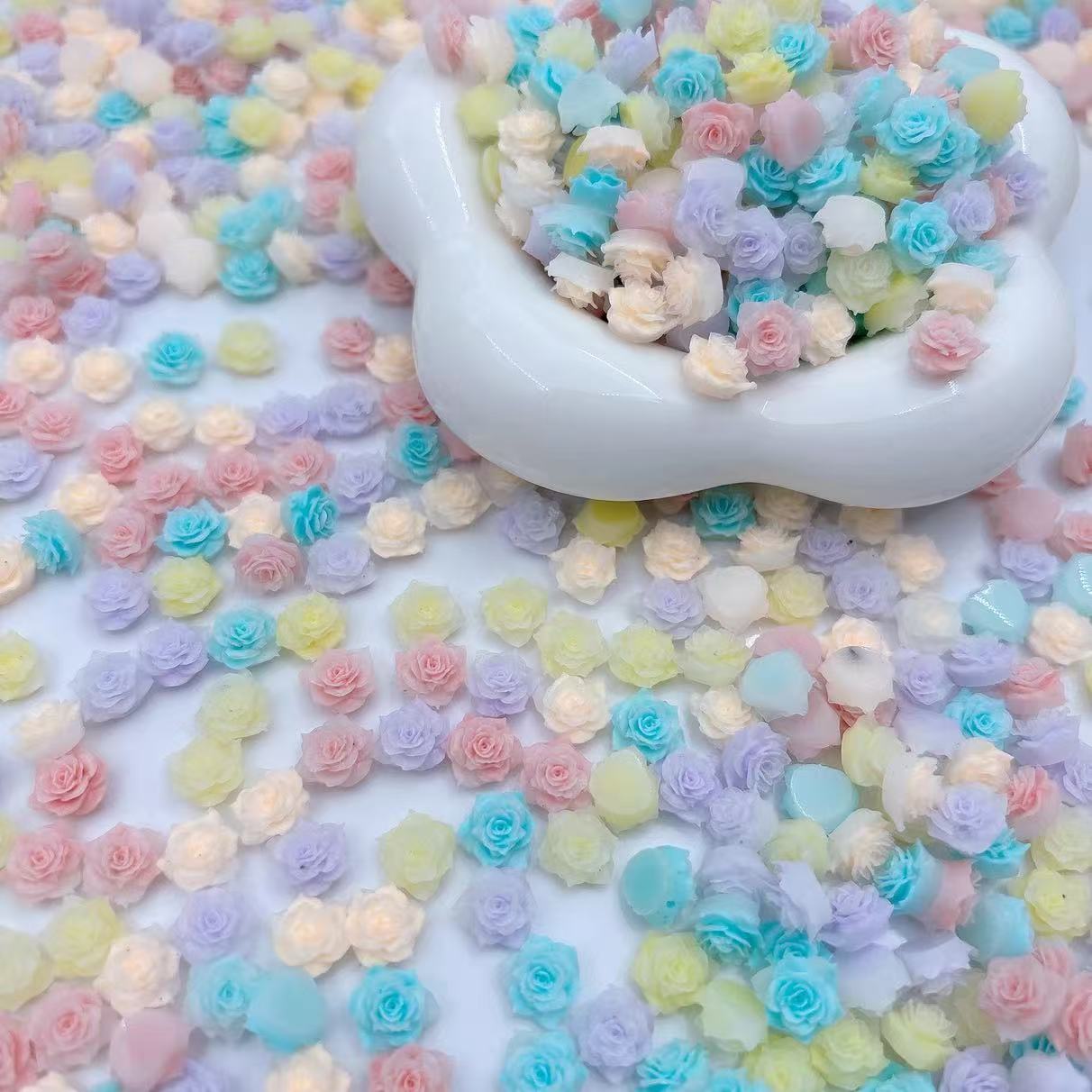 1厘米夜光树脂玫瑰亲子手工DIY制作材料