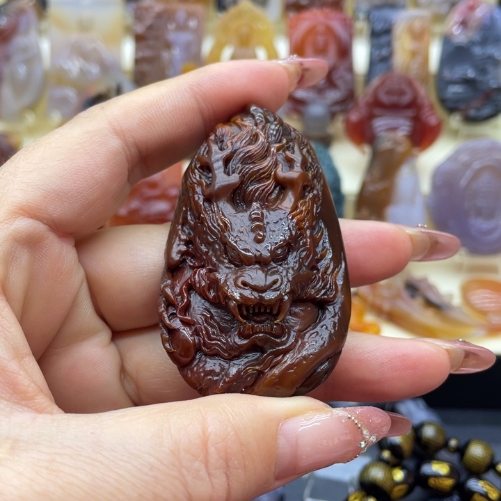 玛瑙/玉髓吊坠(赠链)未镶嵌吊坠