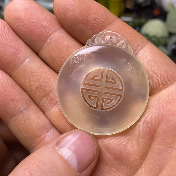 岫玉未镶嵌岫玉颈饰