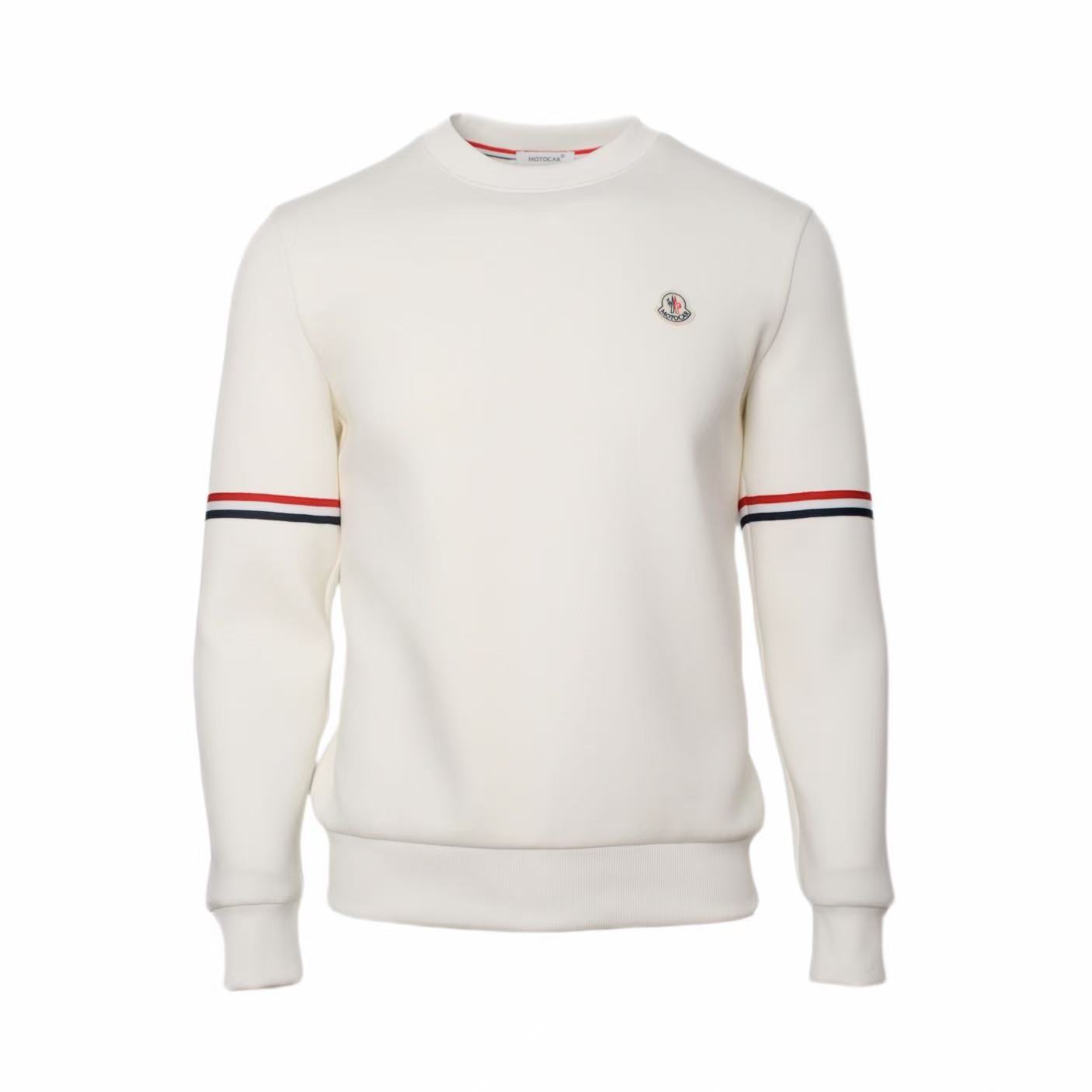 【卫衣+短袖两件】MK品牌男士新款滑雪系列秋冬双袖标圆领时尚百搭