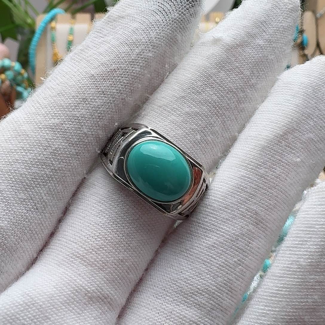 绿松石配饰银S925镶嵌