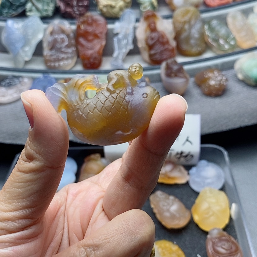 【闪购商品】未镶嵌吊坠定制玛瑙