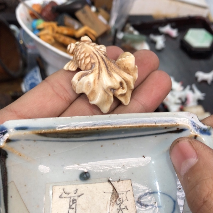 陶瓷孤品单件车里拍