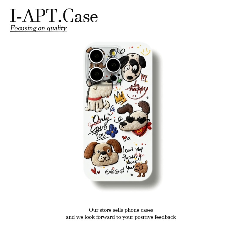 搞怪大狗头拼贴菲林软壳适用iPhone苹果17手机壳华为oppo小米vivo