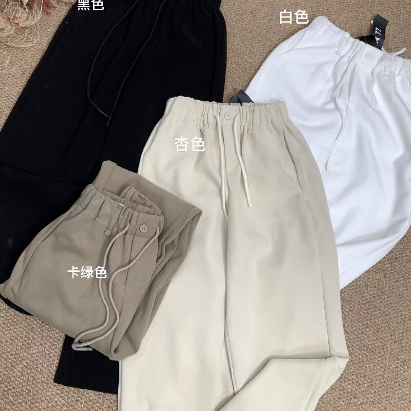 『雨美 Show』1302休闲百搭抽绳卫裤