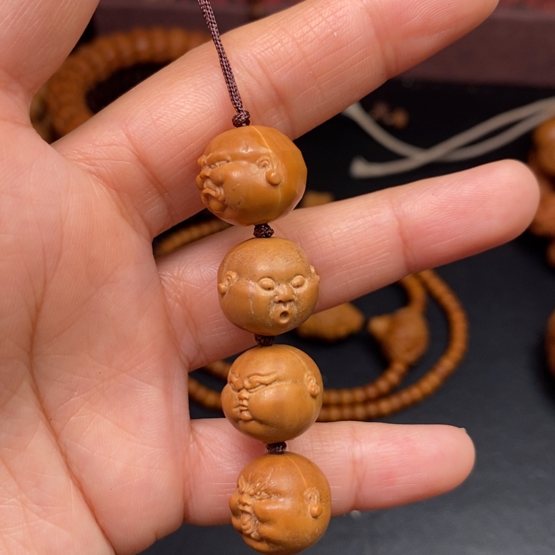 江***华猴头核桃吊坠橄榄猴头