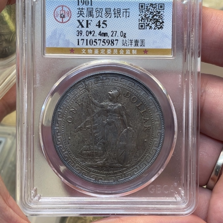 银鲁**录古钱币一枚图片品相