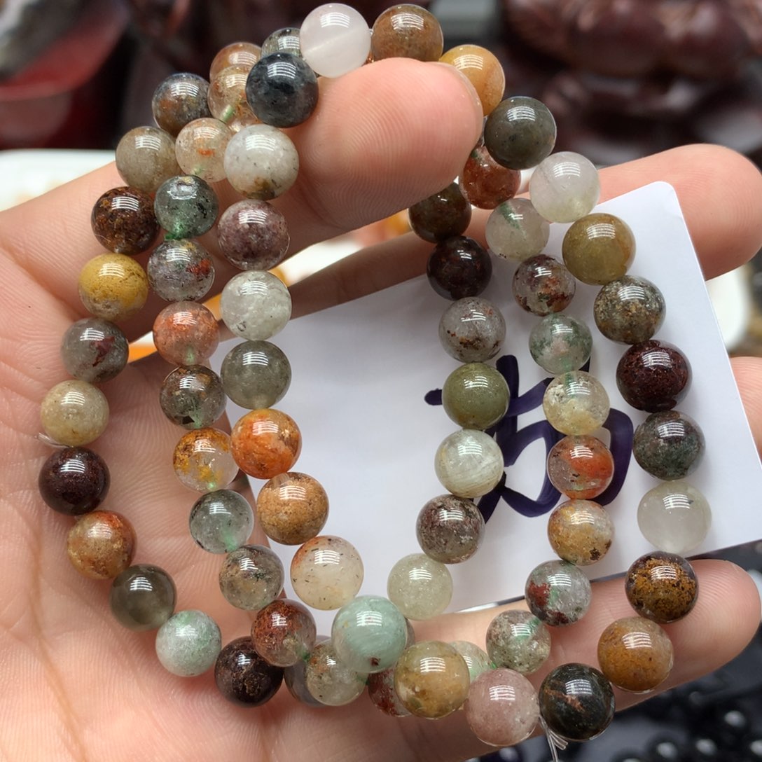 水晶手链未镶嵌多样性发一