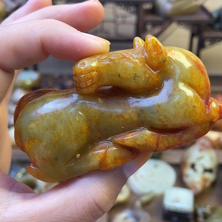 和田玉（糖玉）未镶嵌挂件