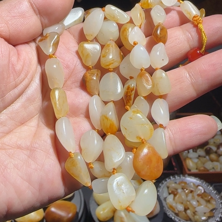 和田玉项链未镶嵌52克