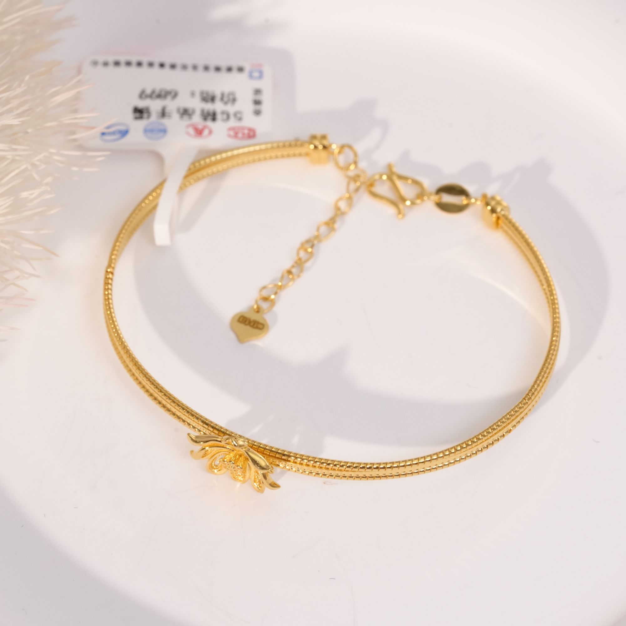 【雅婷专属】足金999精品5G手镯 10.05 GP210
