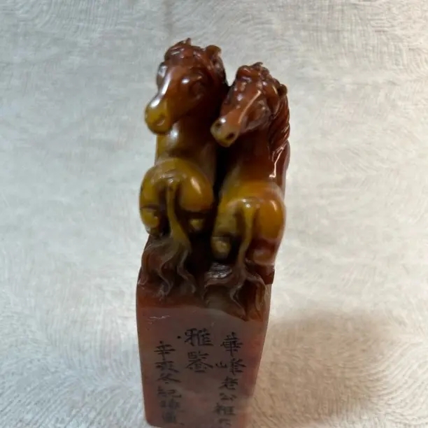 石雕，摆件，全品完整