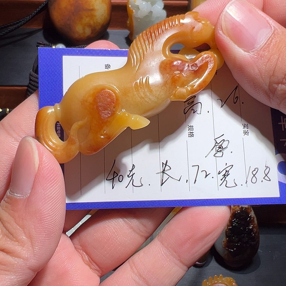 影***子和田玉未镶嵌颈饰
