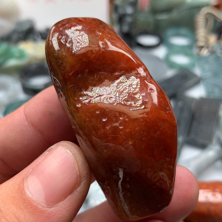 翡翠颈饰未镶嵌保真天然a货翡翠