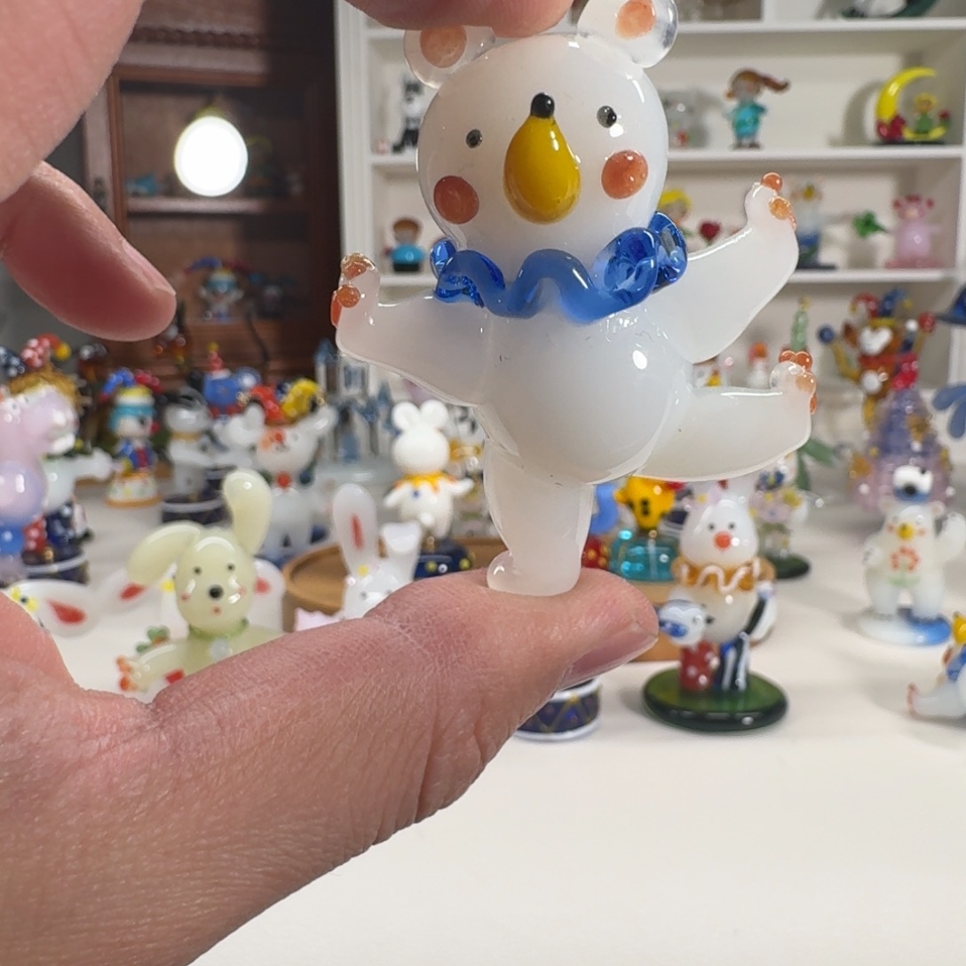琉璃手工艺品小熊