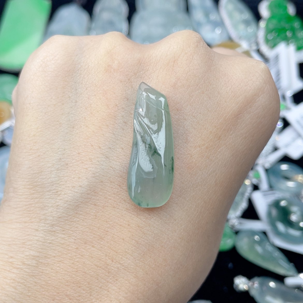 【闪购商品】翡翠颈饰未镶嵌15号 节节高升