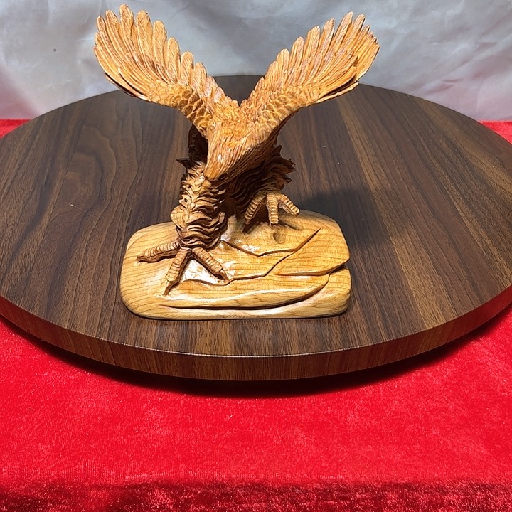 柏木（崖柏）李*皓崖柏手工雕刻鹏程万里