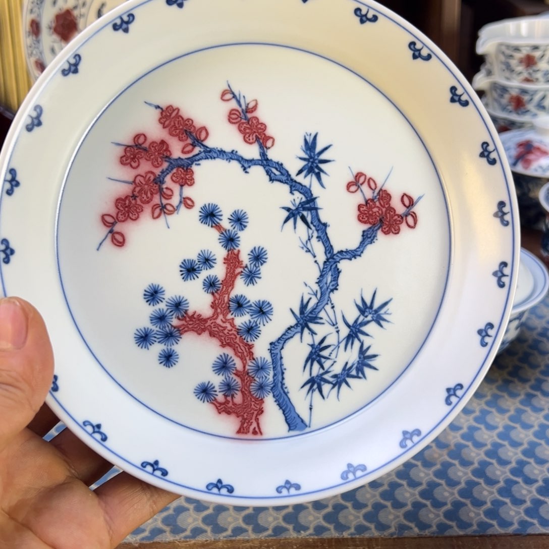 摆件景德镇手工手绘