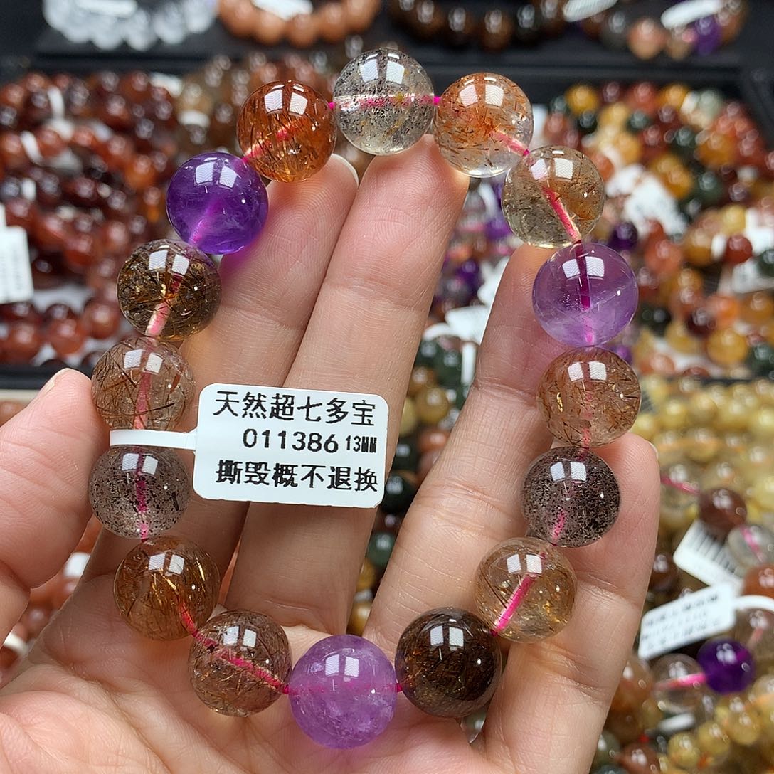 水晶未镶嵌手链，，，