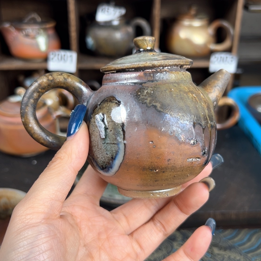 杯柴烧茶器细陶壶