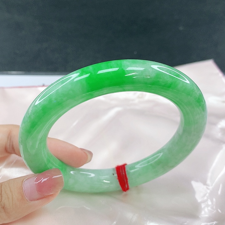 翡翠未镶嵌手镯圈62.6，11022