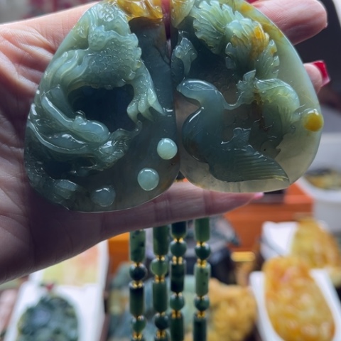 岫玉挂件合金挂件