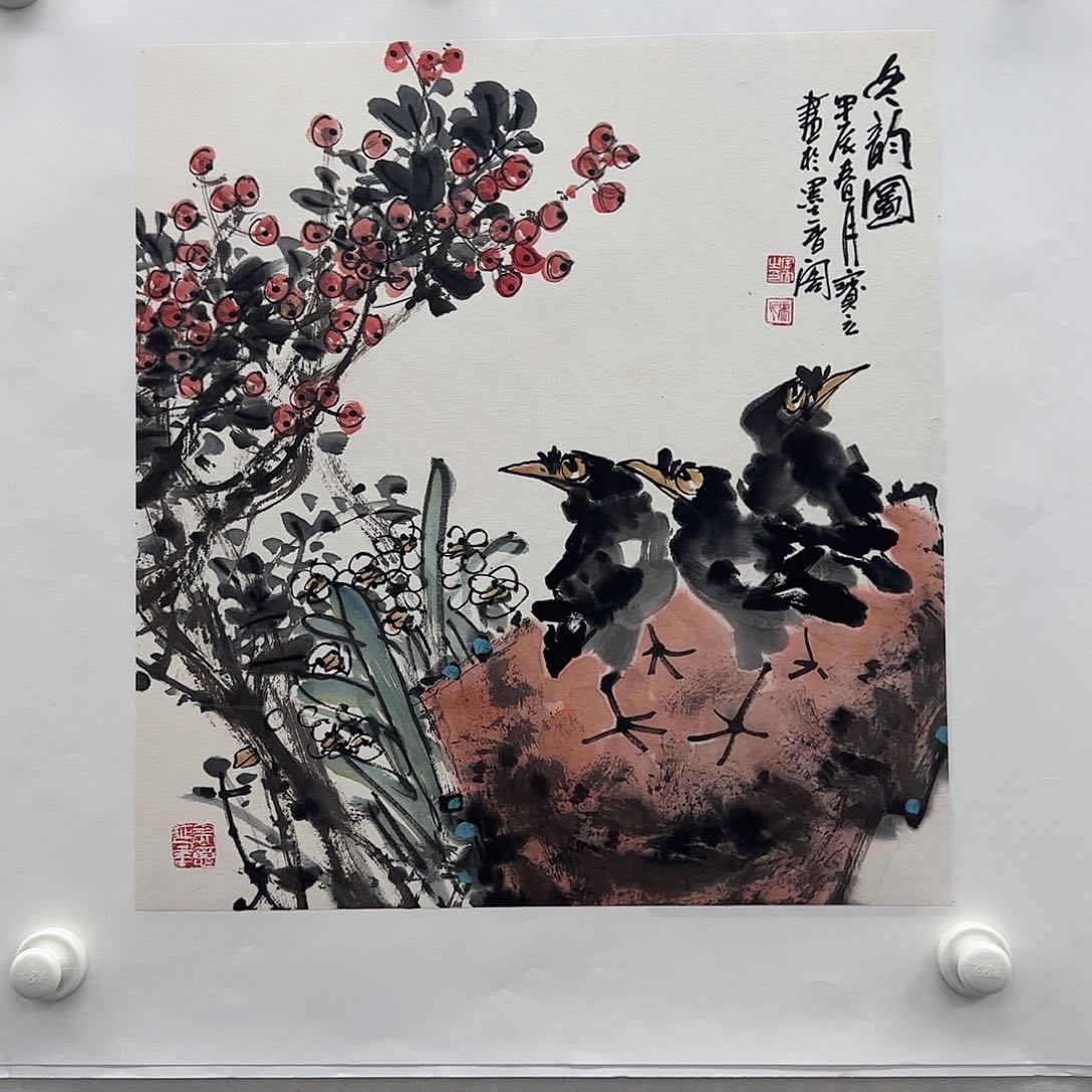 国画莫邦才美术馆福利作品