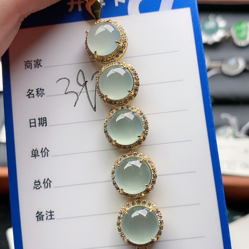 【闪购商品】翡翠戒指银S925镶嵌123456
