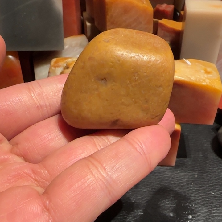 老挝石田黄原石，