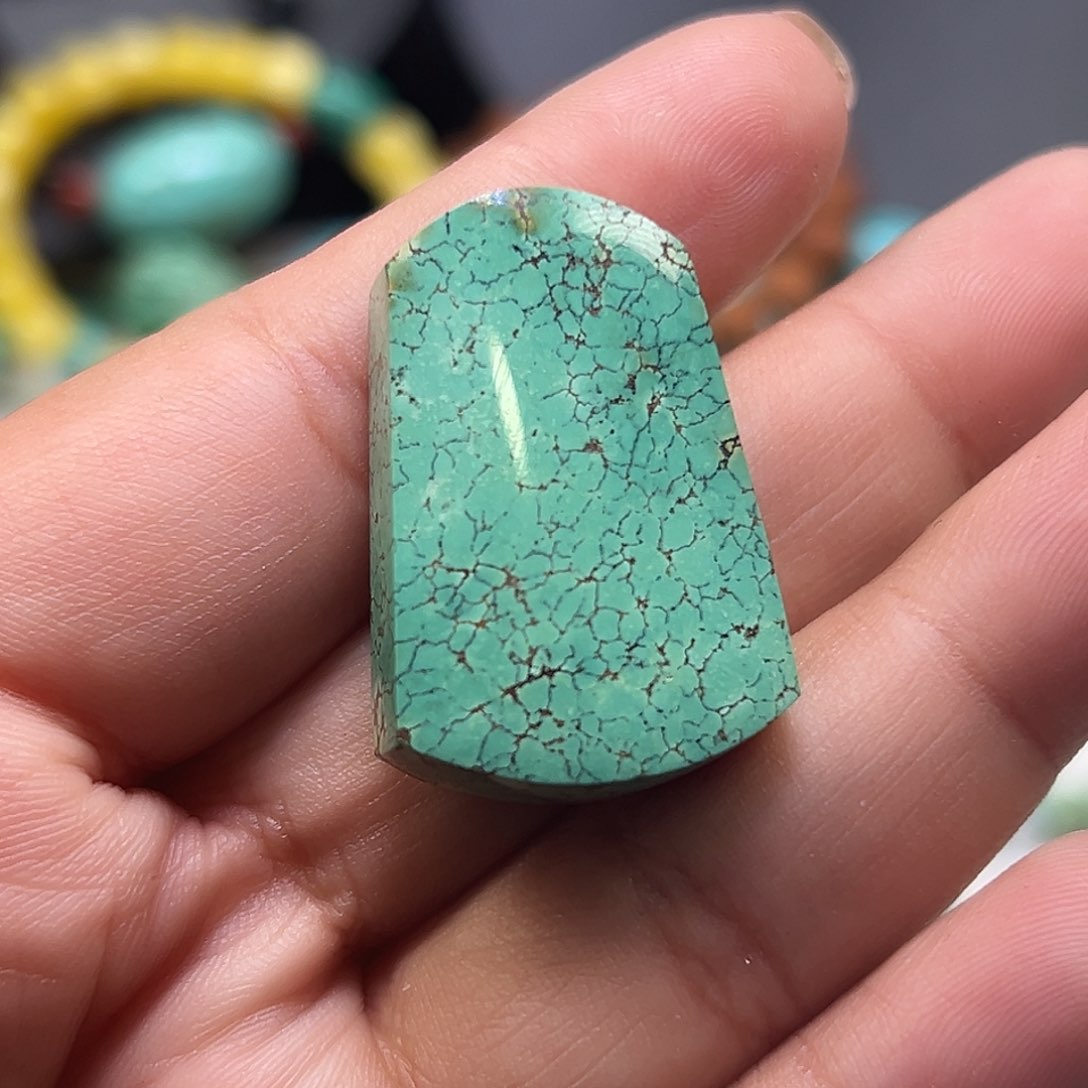 绿松石珠宝奇石未镶嵌@**少