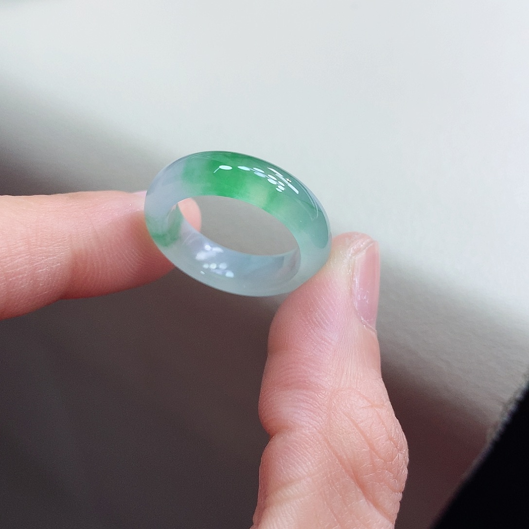 未镶嵌戒指翡翠12-13号