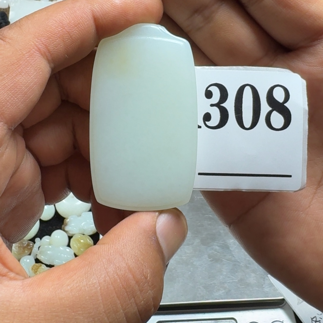 未镶嵌手链和田玉平安牌