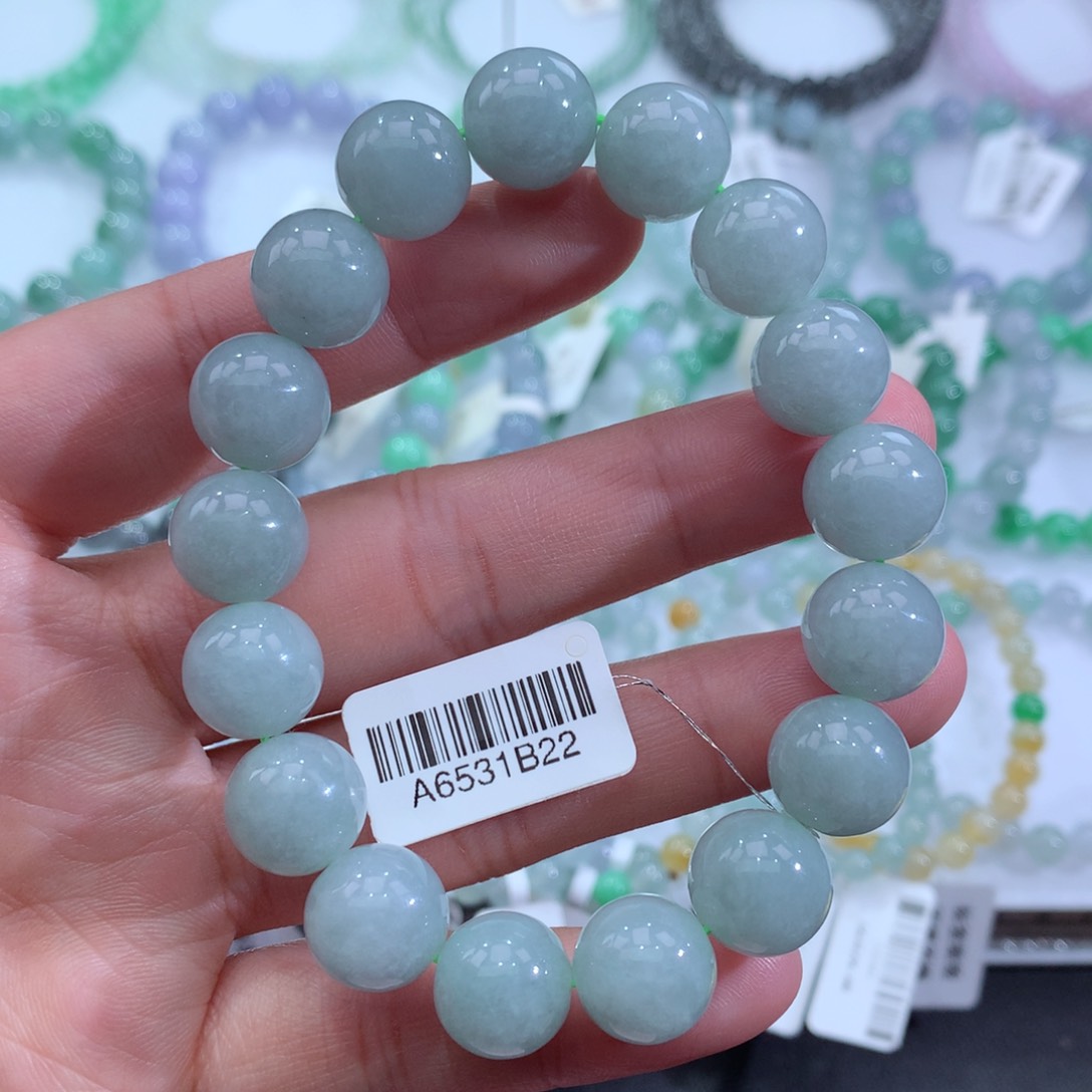 翡翠手链未镶嵌天然