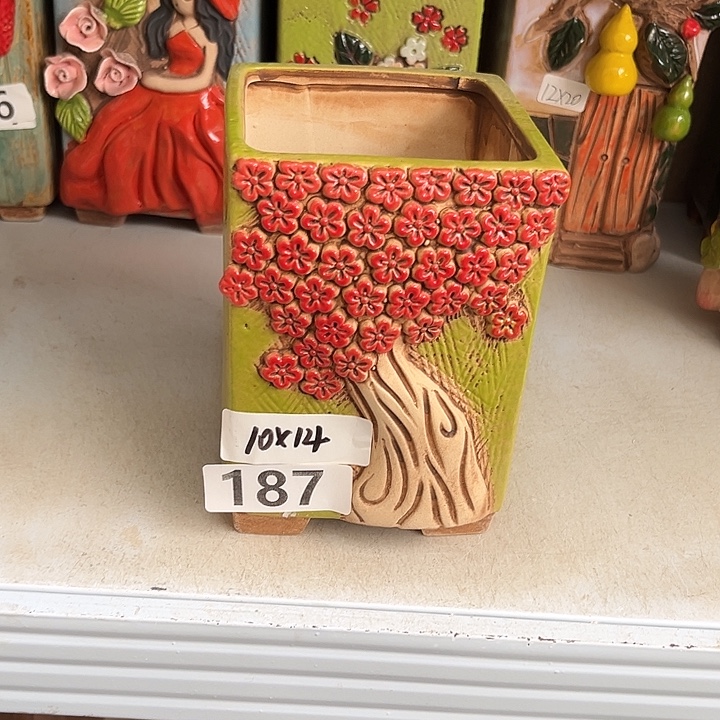 粗陶材质多肉花盆