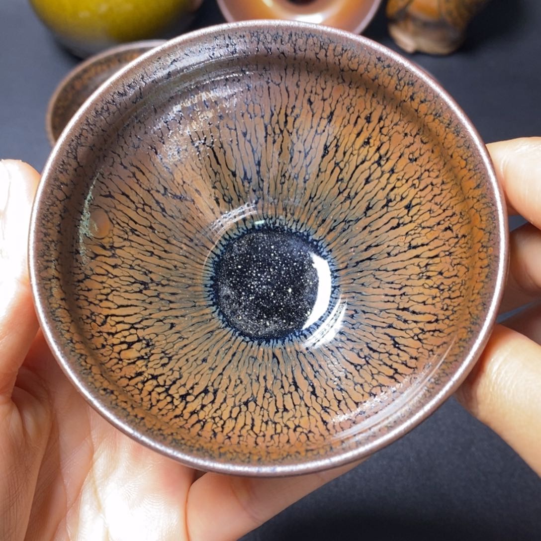 茶盏自然还原柴烧直播间