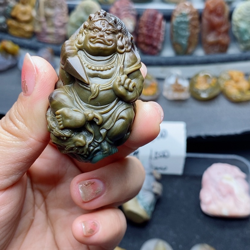 【闪购商品】定制石英质玉手把件未镶嵌