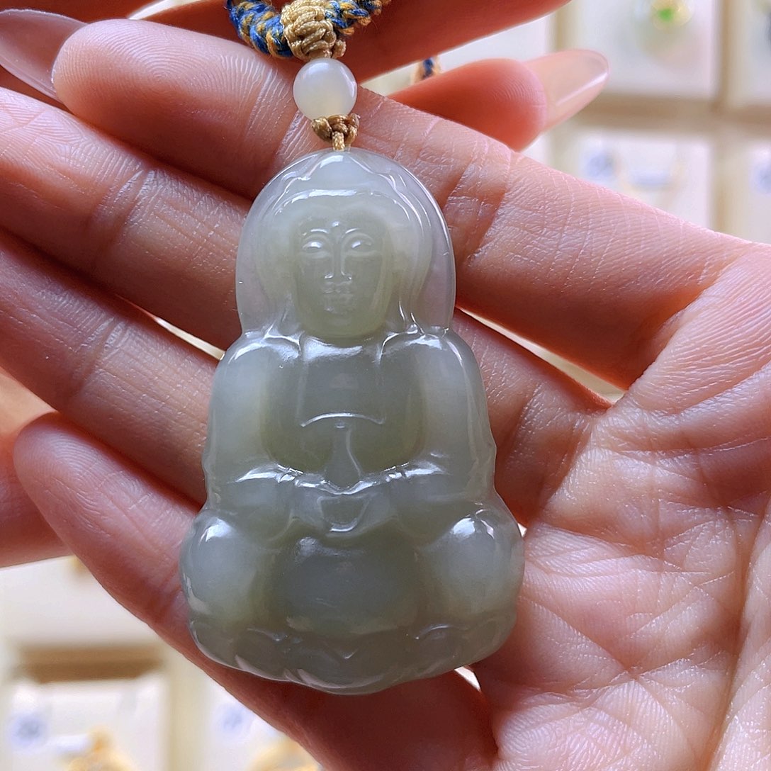 和田玉吊坠(赠链)未镶嵌噜*亮