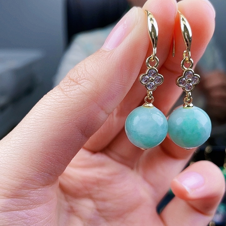 翡翠耳饰未镶嵌饰品