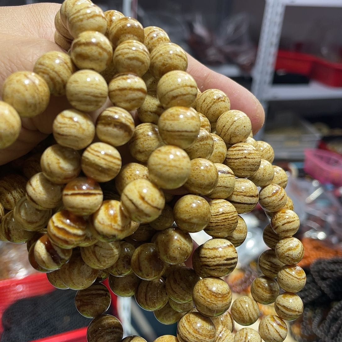 琥珀手链未镶嵌琥珀蜜蜡白根