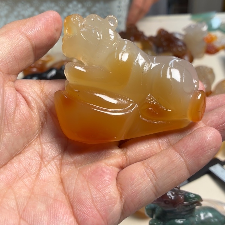 玛瑙/玉髓未镶嵌吊坠(不含链)